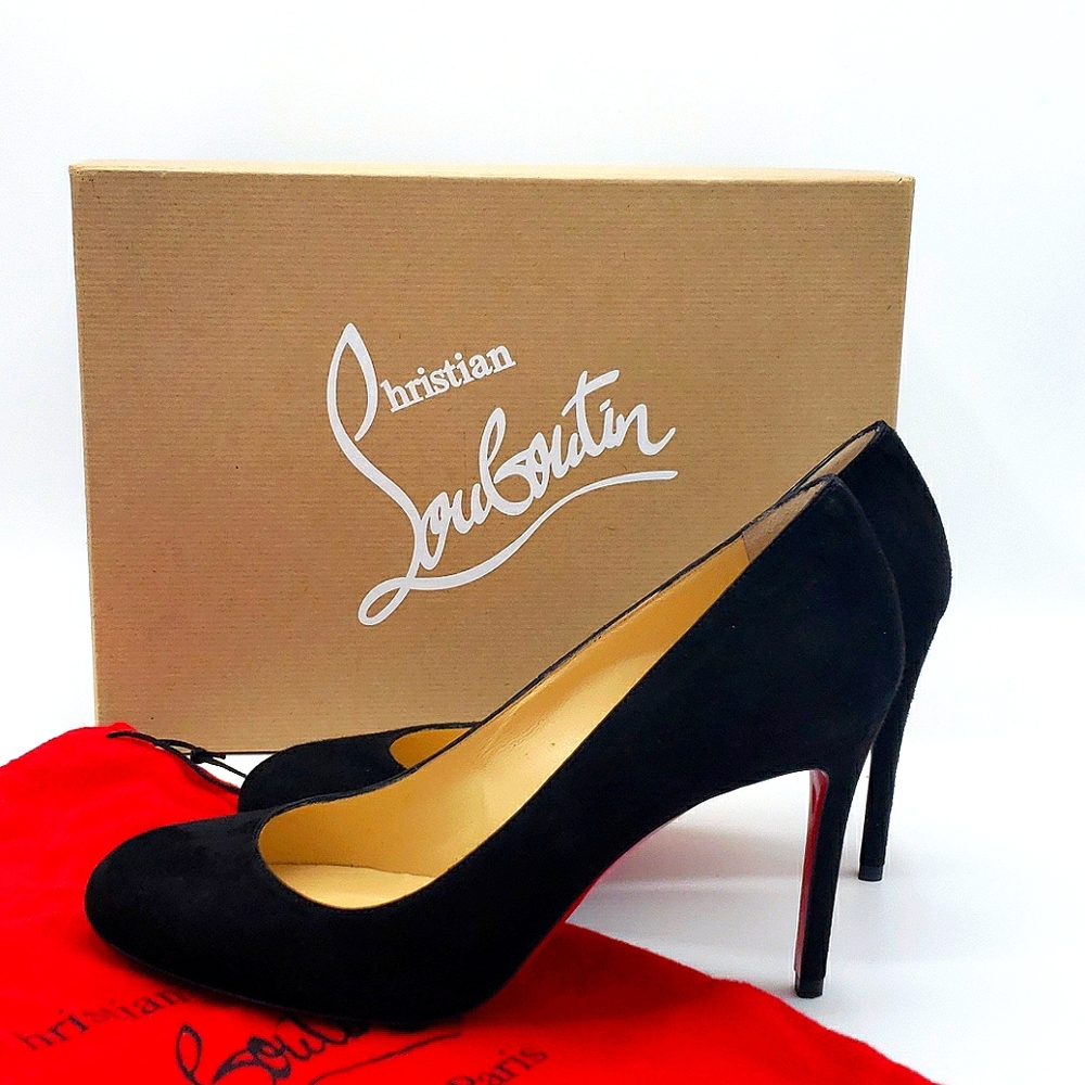 👠 Christian Louboutin Fifi80 Suede Pumps